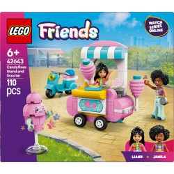 LEGO Friends 42643 Bancarella di zucchero filato e scooter