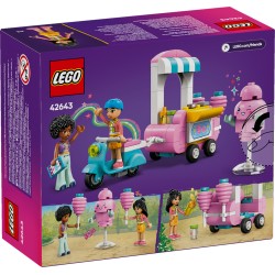 LEGO Friends 42643 Bancarella di zucchero filato e scooter