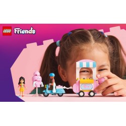 LEGO Friends 42643 Bancarella di zucchero filato e scooter