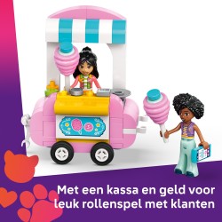 Suikerspinkraam en scooter