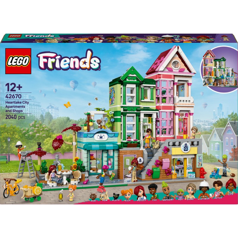 LEGO Friends 42670 Appartamenti e negozi di Heartlake City