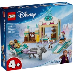 LEGO Disney 43256 Avventura sulla slitta di Anna