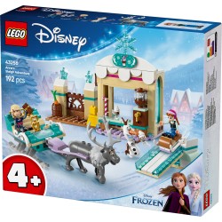 LEGO Disney 43256 Avventura sulla slitta di Anna