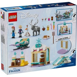 LEGO Disney 43256 Avventura sulla slitta di Anna