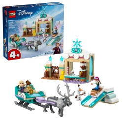 LEGO Disney 43256 Avventura sulla slitta di Anna