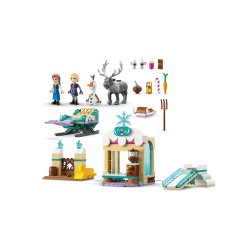 LEGO Disney 43256 Avventura sulla slitta di Anna