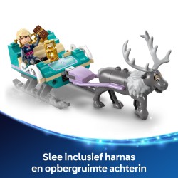 LEGO Disney 43256 Avventura sulla slitta di Anna