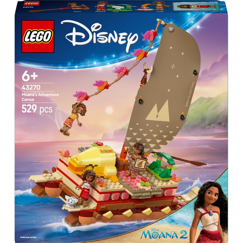 LEGO Disney 43270 La canoa di Vaiana