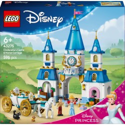 LEGO Disney 43275 Castello e carrozza di Cenerentola