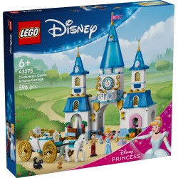 LEGO Disney 43275 Castello e carrozza di Cenerentola