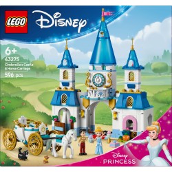 LEGO Disney 43275 Castello e carrozza di Cenerentola