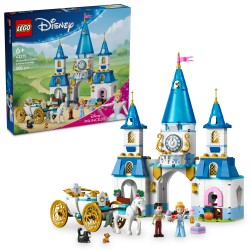 LEGO Disney 43275 Castello e carrozza di Cenerentola