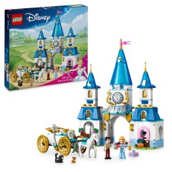 LEGO Disney 43275 Castello e carrozza di Cenerentola