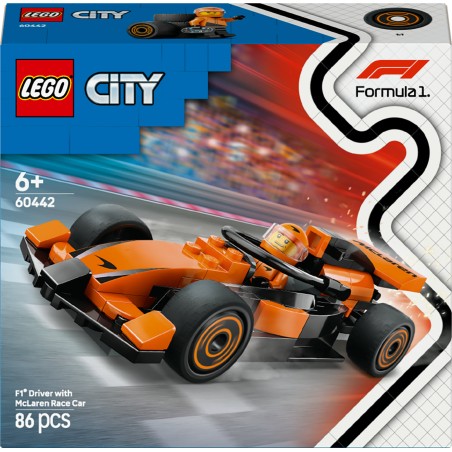 LEGO City 60442 Pilota e monoposto McLaren F1®