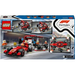 LEGO City 60443 Pitstop e meccanici con monoposto Ferrari F1®