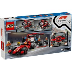 LEGO City 60443 Pitstop e meccanici con monoposto Ferrari F1®