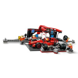 LEGO City 60443 Pitstop e meccanici con monoposto Ferrari F1®