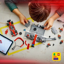 LEGO City 60443 Pitstop e meccanici con monoposto Ferrari F1®