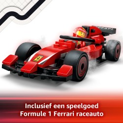 Arrêt au stand de F1® avec voiture Ferrari