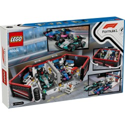 LEGO City 60444 Garage con monoposto Mercedes-AMG e Alpine F1®