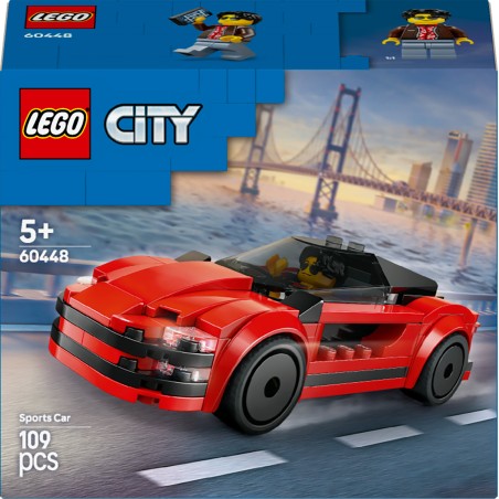 LEGO City 60448 Auto sportiva rossa