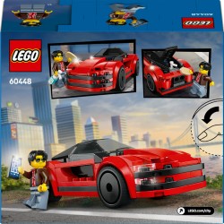 LEGO City 60448 Auto sportiva rossa