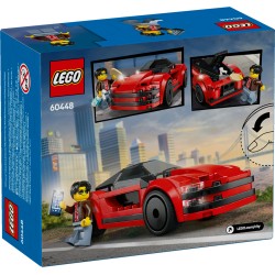 LEGO City 60448 Auto sportiva rossa