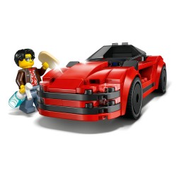 LEGO City 60448 Auto sportiva rossa