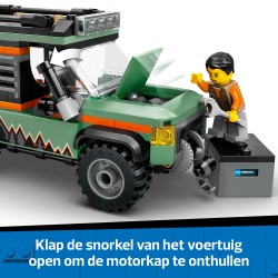 4x4 terreinwagen voor in de bergen