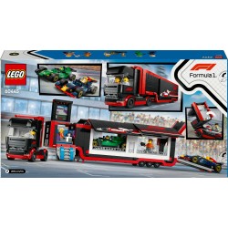 LEGO City 60445 Autotrasportatore F1® con monoposto RB20 e AMR24 F1®