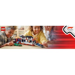 LEGO City 60445 Autotrasportatore F1® con monoposto RB20 e AMR24 F1®