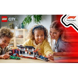 LEGO City 60445 Autotrasportatore F1® con monoposto RB20 e AMR24 F1®