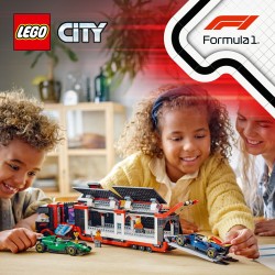 LEGO City 60445 Autotrasportatore F1® con monoposto RB20 e AMR24 F1®