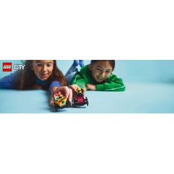 LEGO City 60458 Pack veicoli da corsa: pizzaiolo contro pompiere