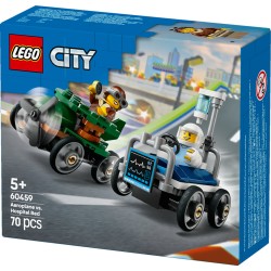 LEGO City 60459 Pack veicoli da corsa: aereo contro letto d’ospedale