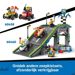 LEGO City 60459 Pack veicoli da corsa: aereo contro letto d’ospedale