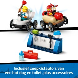 Snelle schans voor raceauto's