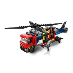 LEGO City 60462 Elicottero, autopompa e sottomarino