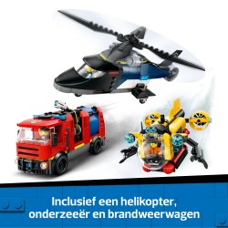 Helikopter, brandweerauto en onderzeeër remix