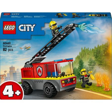 Camion de pompiers avec échelle