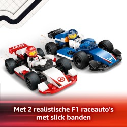 Coches de F1® Williams Racing y Haas F1®