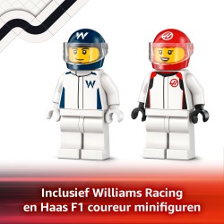 Coches de F1® Williams Racing y Haas F1®