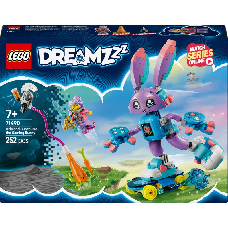 LEGO Dreamzzz 71490 Izzie e il coniglietto del gaming Bunchurro