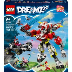 LEGO Dreamzzz 71497 Mech tigre di Cooper e Bolide di Zero