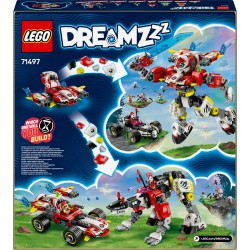 LEGO Dreamzzz 71497 Mech tigre di Cooper e Bolide di Zero