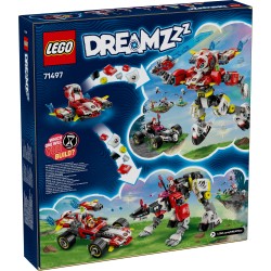 LEGO Dreamzzz 71497 Mech tigre di Cooper e Bolide di Zero