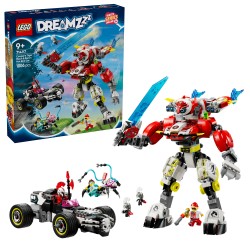 LEGO Dreamzzz 71497 Mech tigre di Cooper e Bolide di Zero