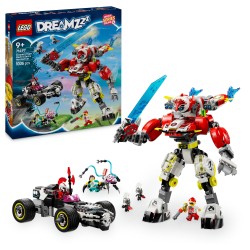 LEGO Dreamzzz 71497 Mech tigre di Cooper e Bolide di Zero