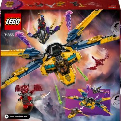 LEGO Ninjago 71833 Jet Super Storm di Ras e Arin