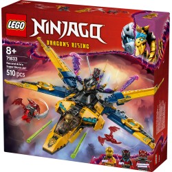 LEGO Ninjago 71833 Jet Super Storm di Ras e Arin